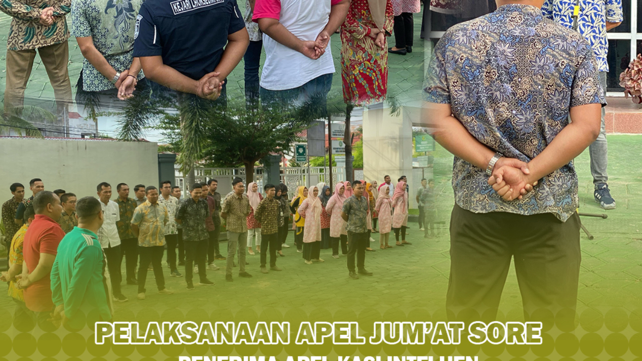 PELAKSANAAN APEL JUMAT SORE