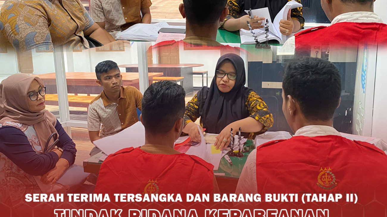 TAHAP II TINDAK PIDANA KEPABEANAN