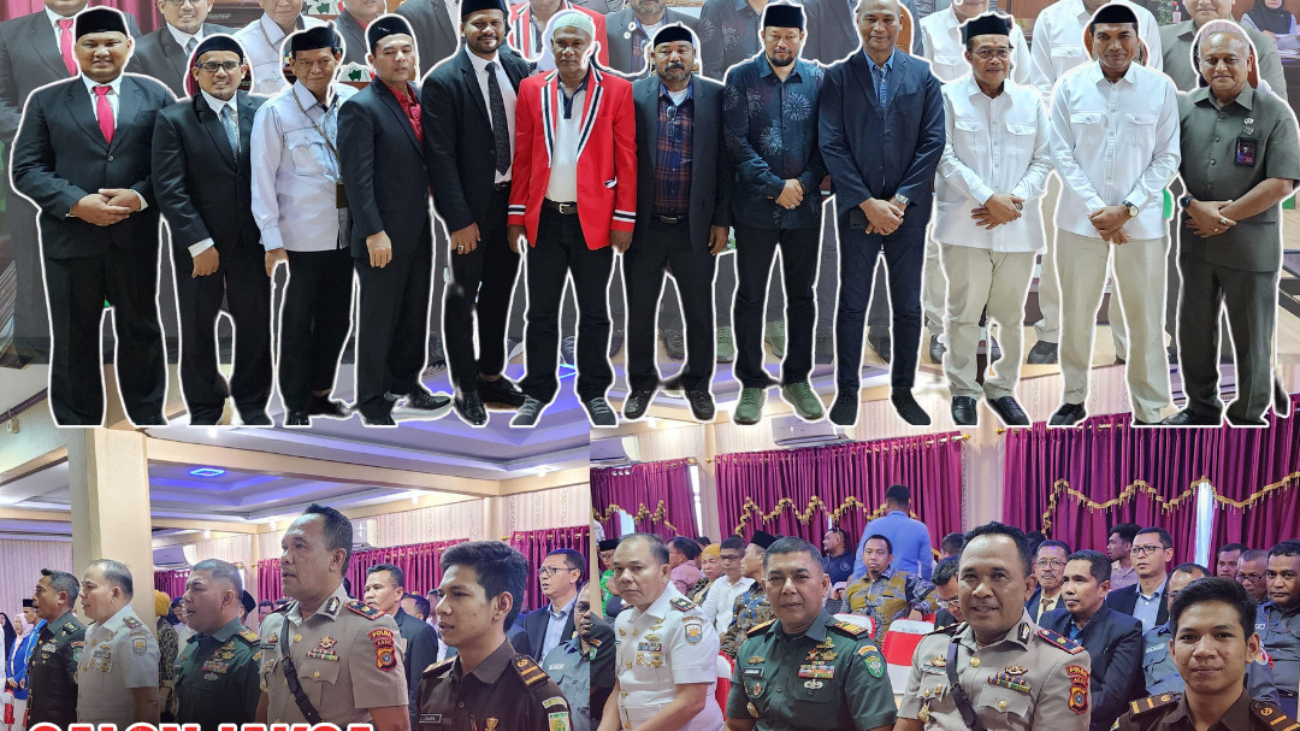 CALON JAKSA MENGHADIRI RAPAT PARIPURNA VISI MISI CALON WALIKOTA DAN WAKIL WALIKOTA