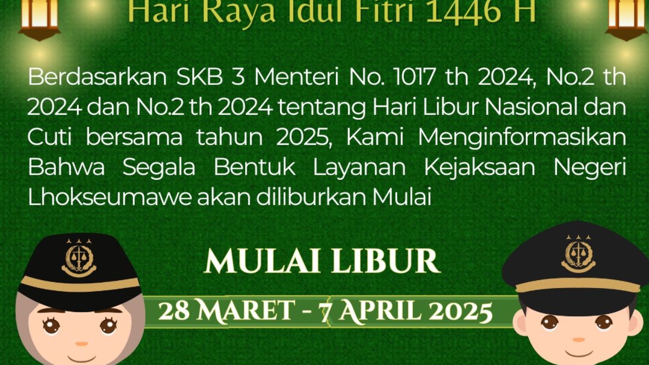 PENGUMUMAN HARI LIBUR 2