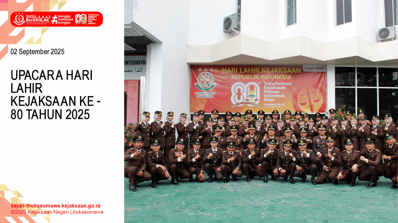 03. UPACARA HARLA KEJAKSAAN - 02 SEPTEMBER 2025